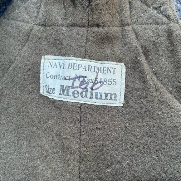 WWII Era U.S.N. United States Navy Deck Overalls Medium - Picture 4 of 7